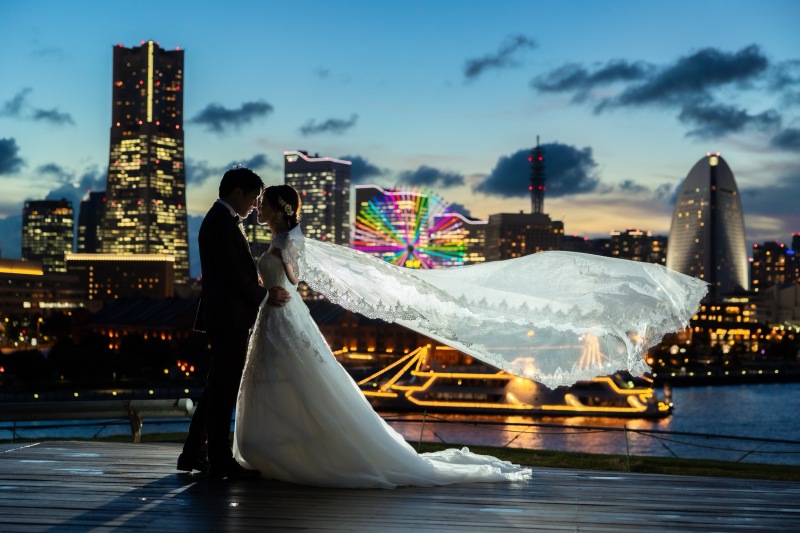 大桟橋夜景　photo by Nishimori