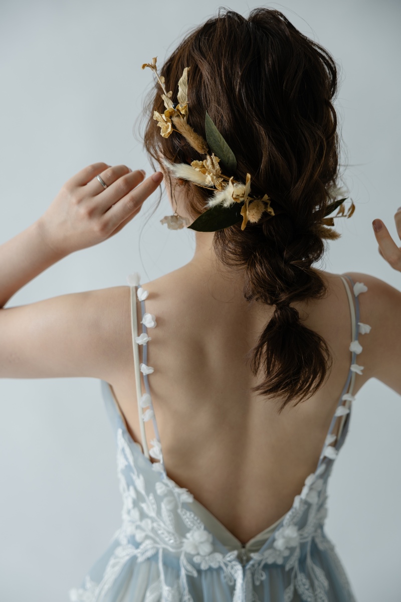 ヘアスタイルも撮影