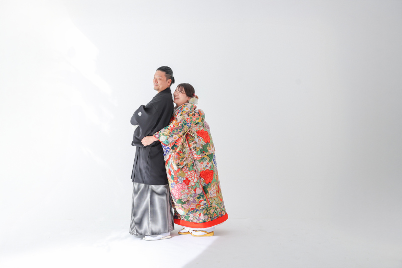 新婦様からハグ!