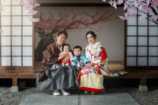 〜屋内庭園スタジオ〜ご家族と一緒に