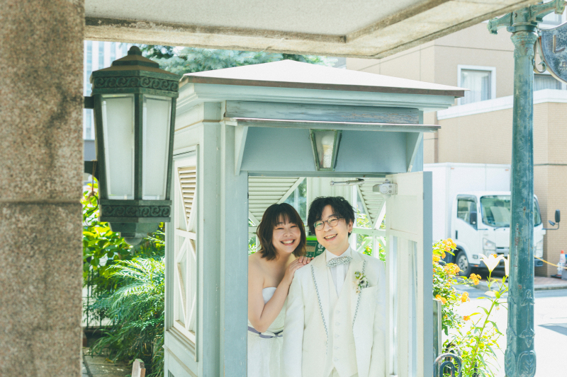 電話ボックスもおしゃれに