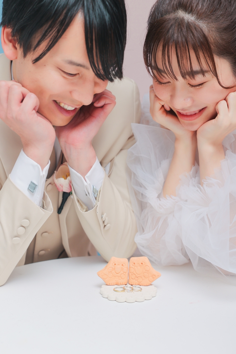 リングピローを眺めて