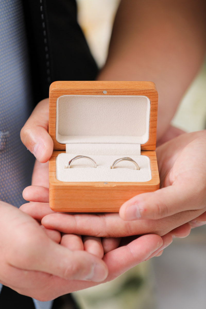 指輪も綺麗に写真に残しましょう！