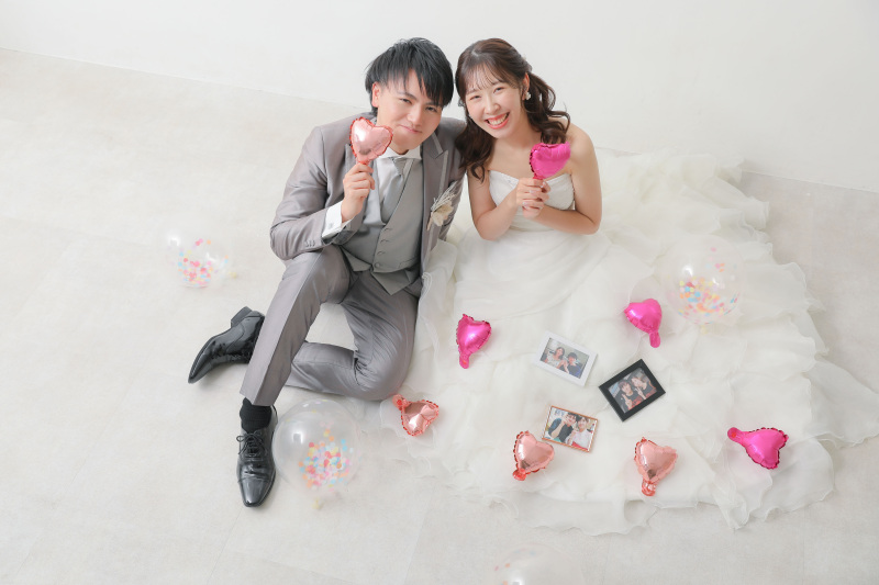 ハートで可愛く