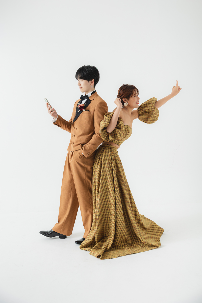 一回の撮影で2着着れる！