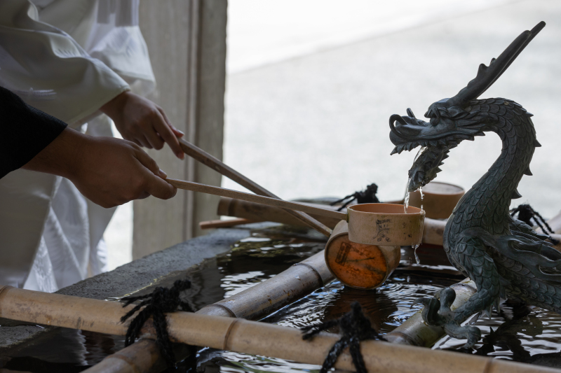 手を清めてみる