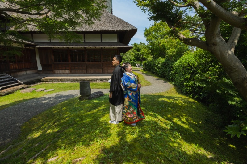 木の影を生かしたお写真も