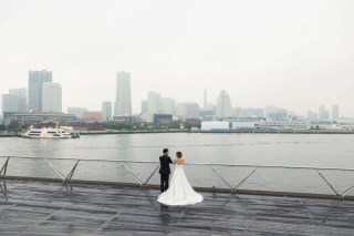 カラードレスとウェディングドレスで！