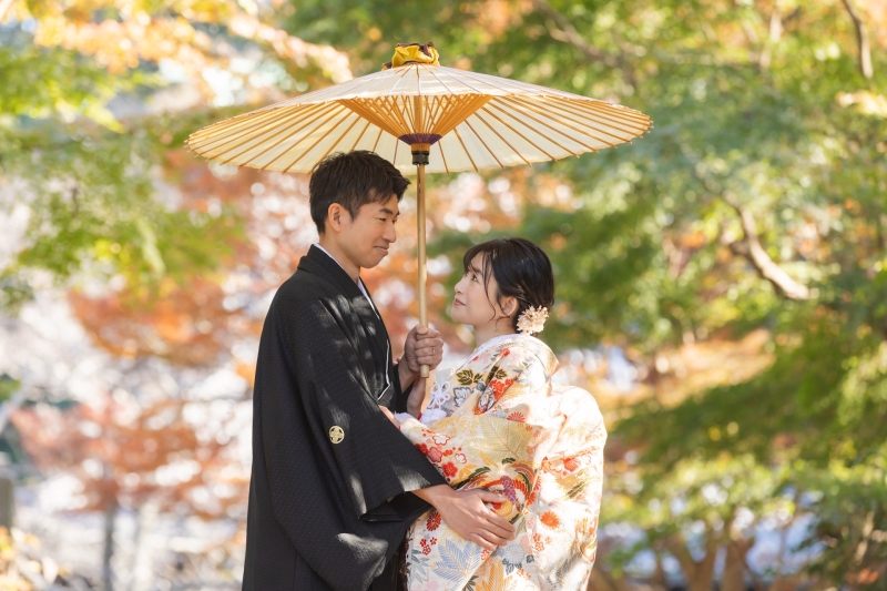 紅葉の妙本寺【和装ロケーション】