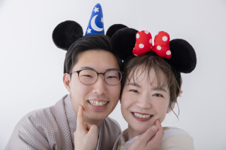 可愛らしいコーディネートの白無垢で可愛らしいお写真を♪