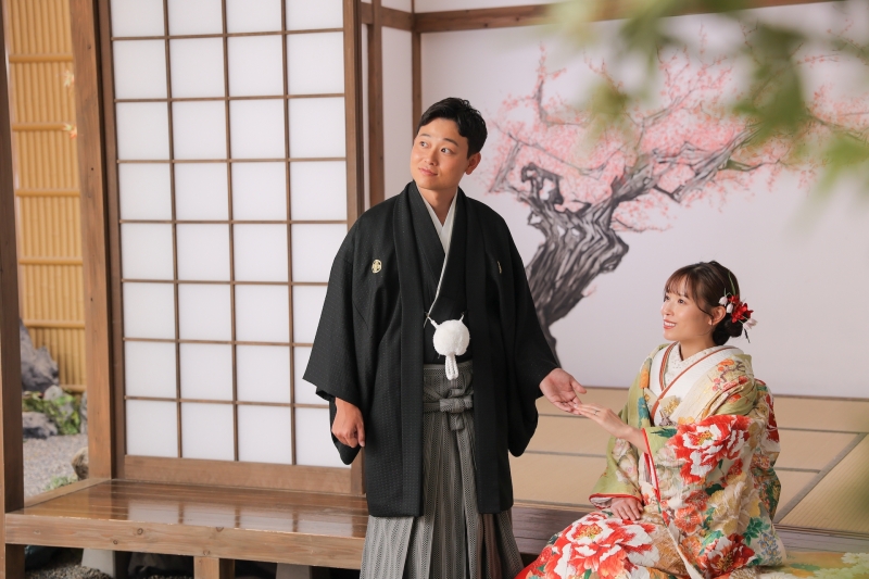 【★和+洋の定番プラン★】大桟橋ロケーション+屋内庭園スタジオ