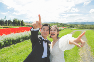 大自然の中で！