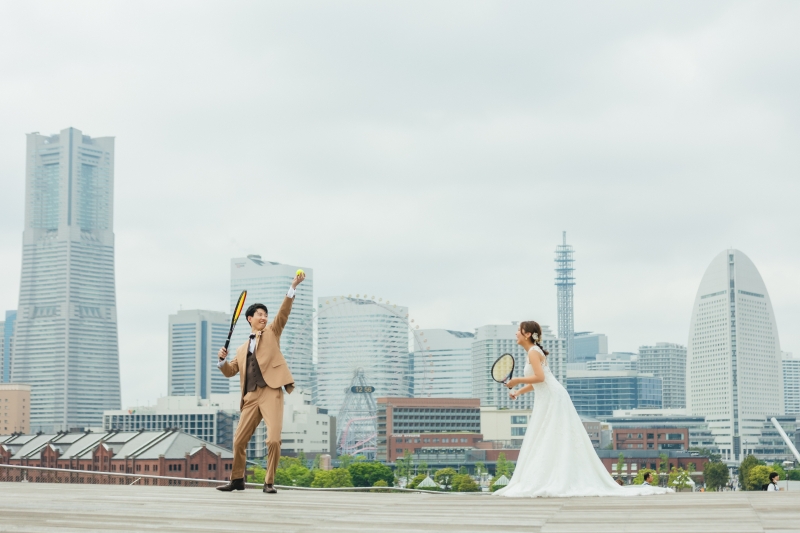 お二人の大好きなテニスも!