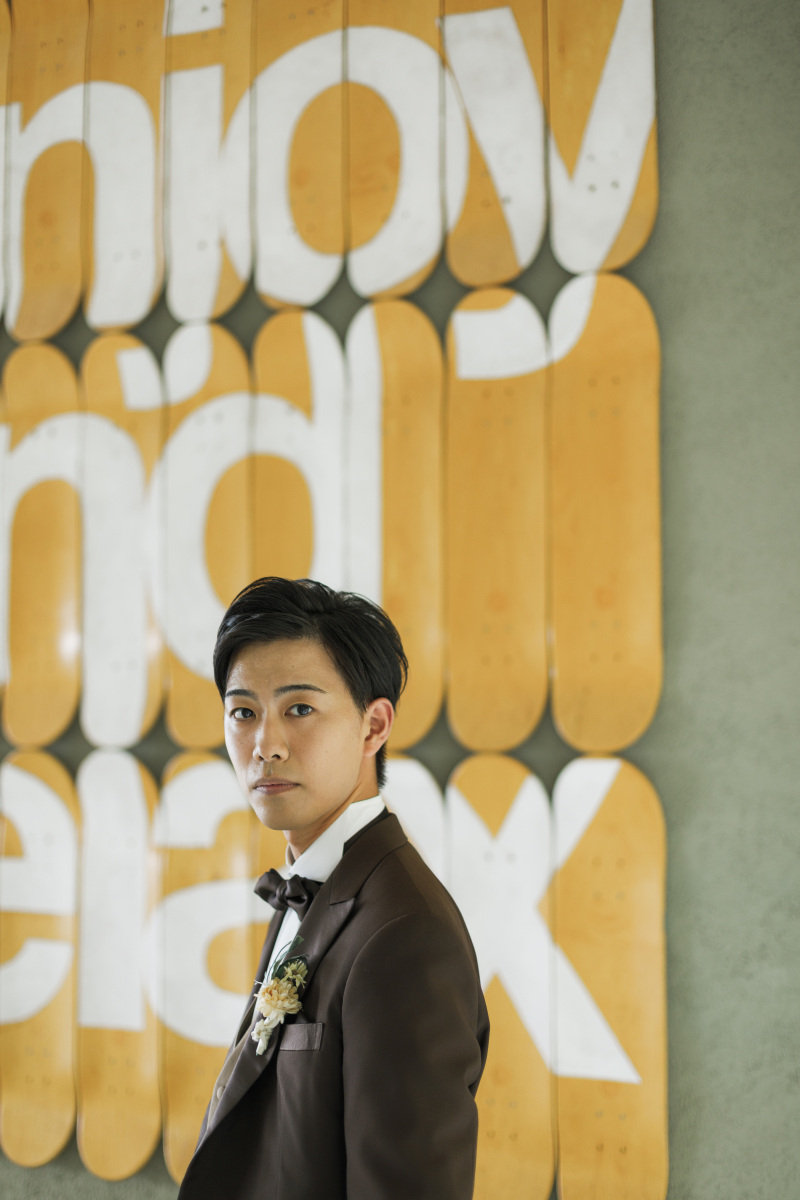 新郎様のソロカット