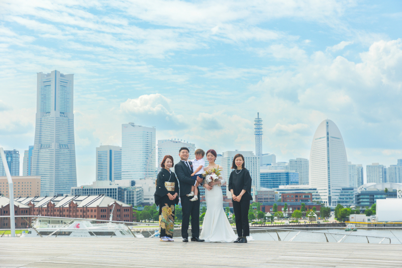 家族と楽しみながら撮影!