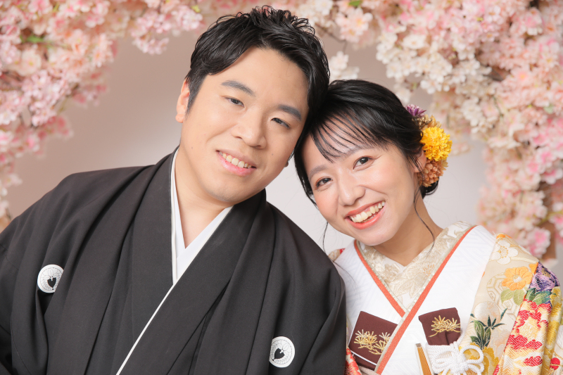 仲良くくっついて