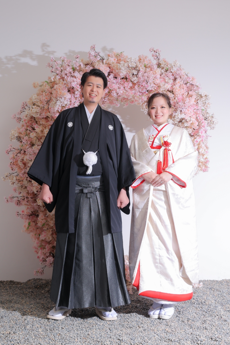 かっちりとしたショットも！