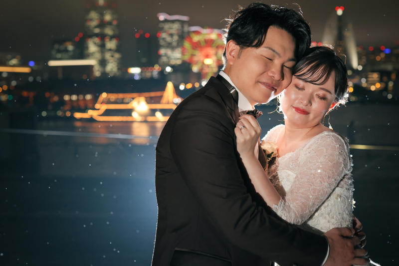 お顔を近づけて