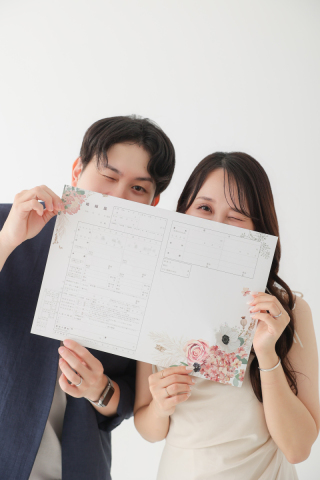 【マリピク！】家族になった 最初の記念写真【入籍フォト】