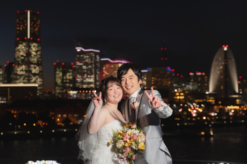 【きらきらのみなとみらいと】大桟橋夜景ロケーション