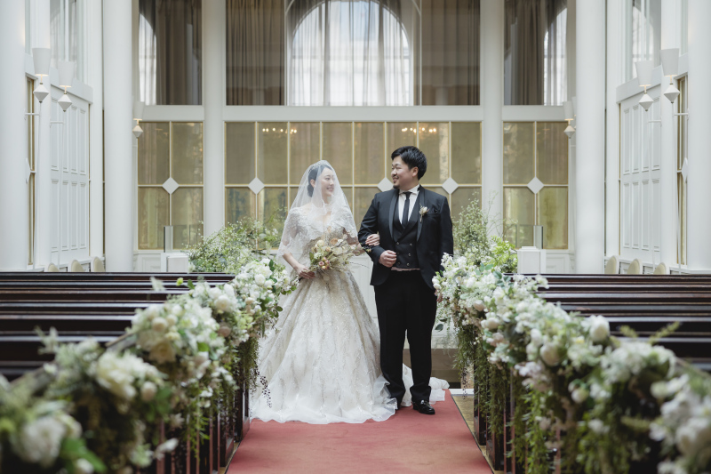 実際の挙式の流れ風に