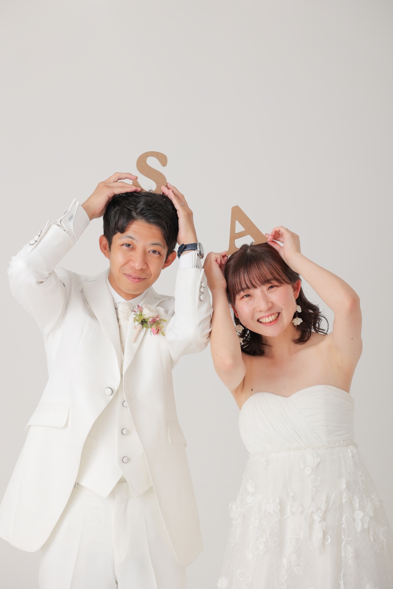 お二人の頭文字を!