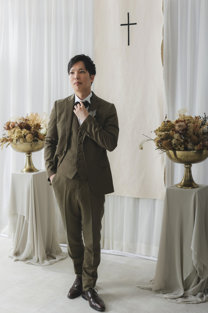 新郎様のソロショット