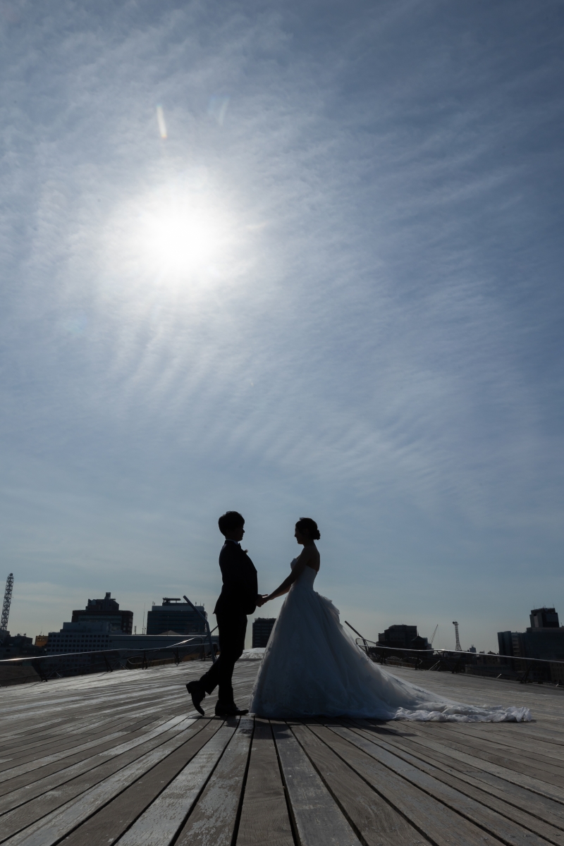 広く取れる大桟橋ではこんなお写真も♪