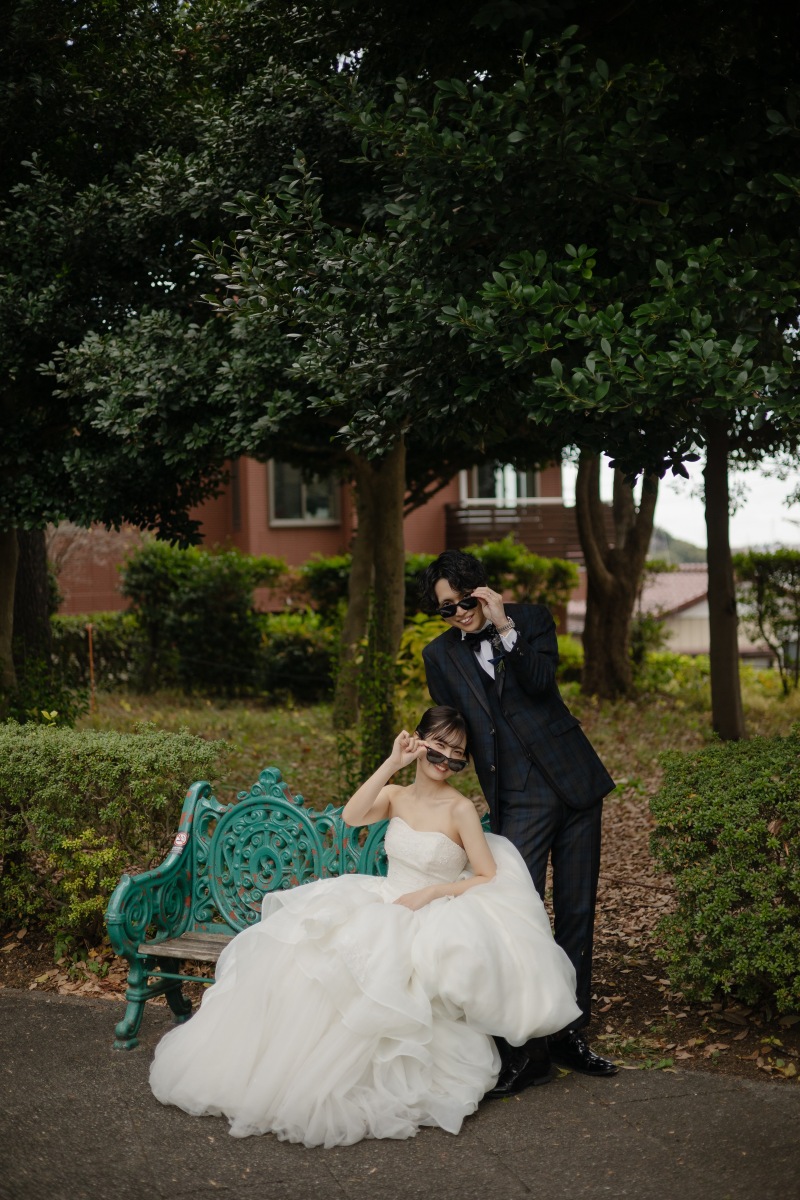 サングラスを使って！