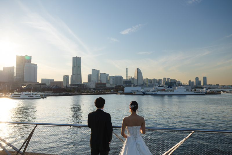 夕景からスタート!