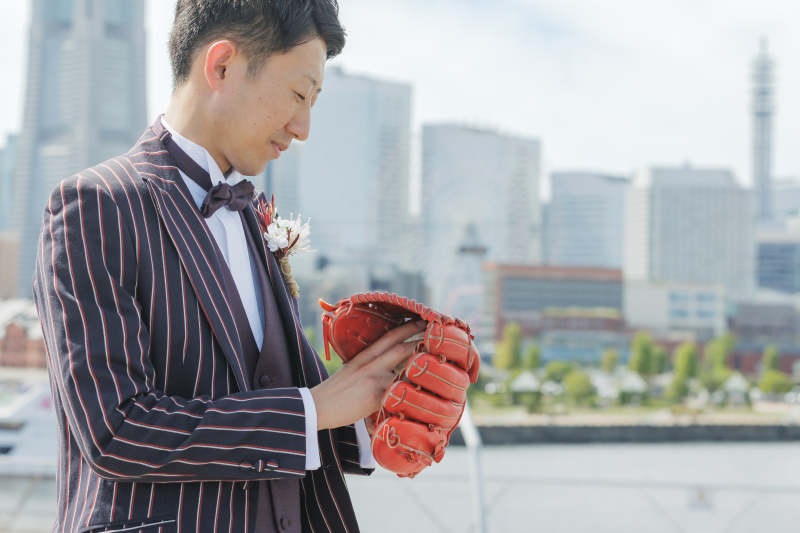 ピッチャー♪　ご新郎様〜♪