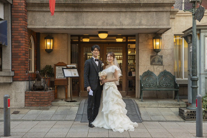 エントランスにて