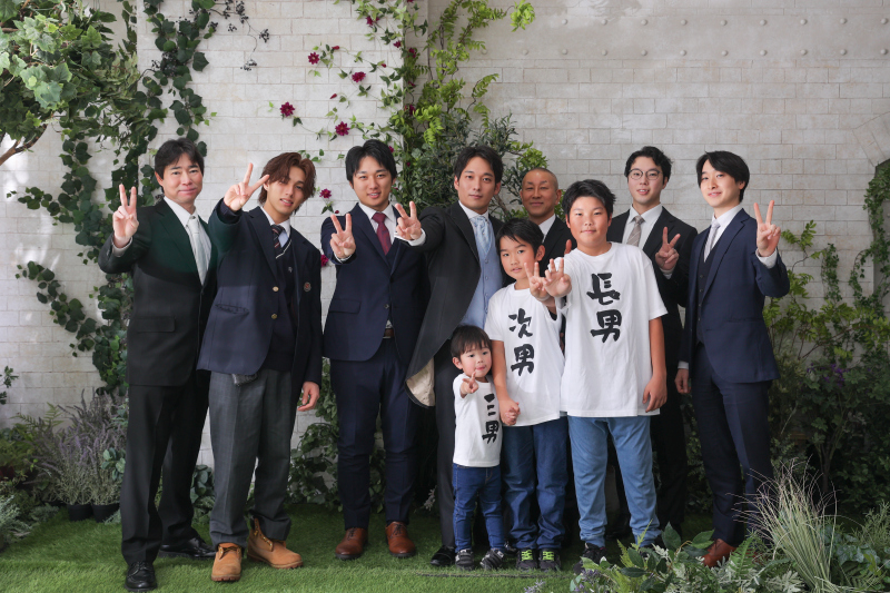 男性全員ショット