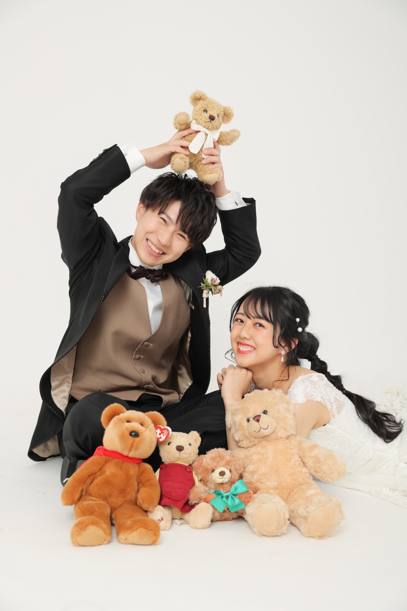 くまさんに囲まれて