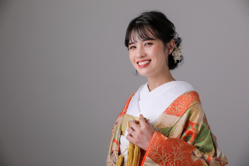 ご新婦様もソロショット!