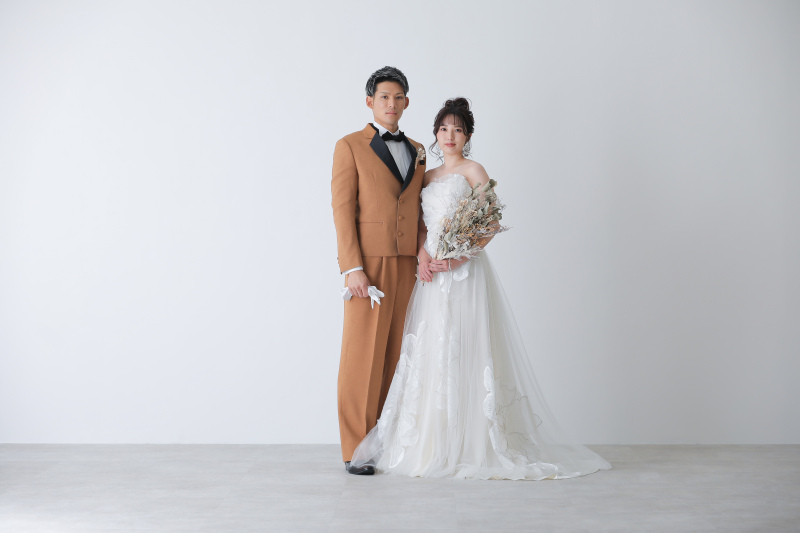 シンプルに立姿