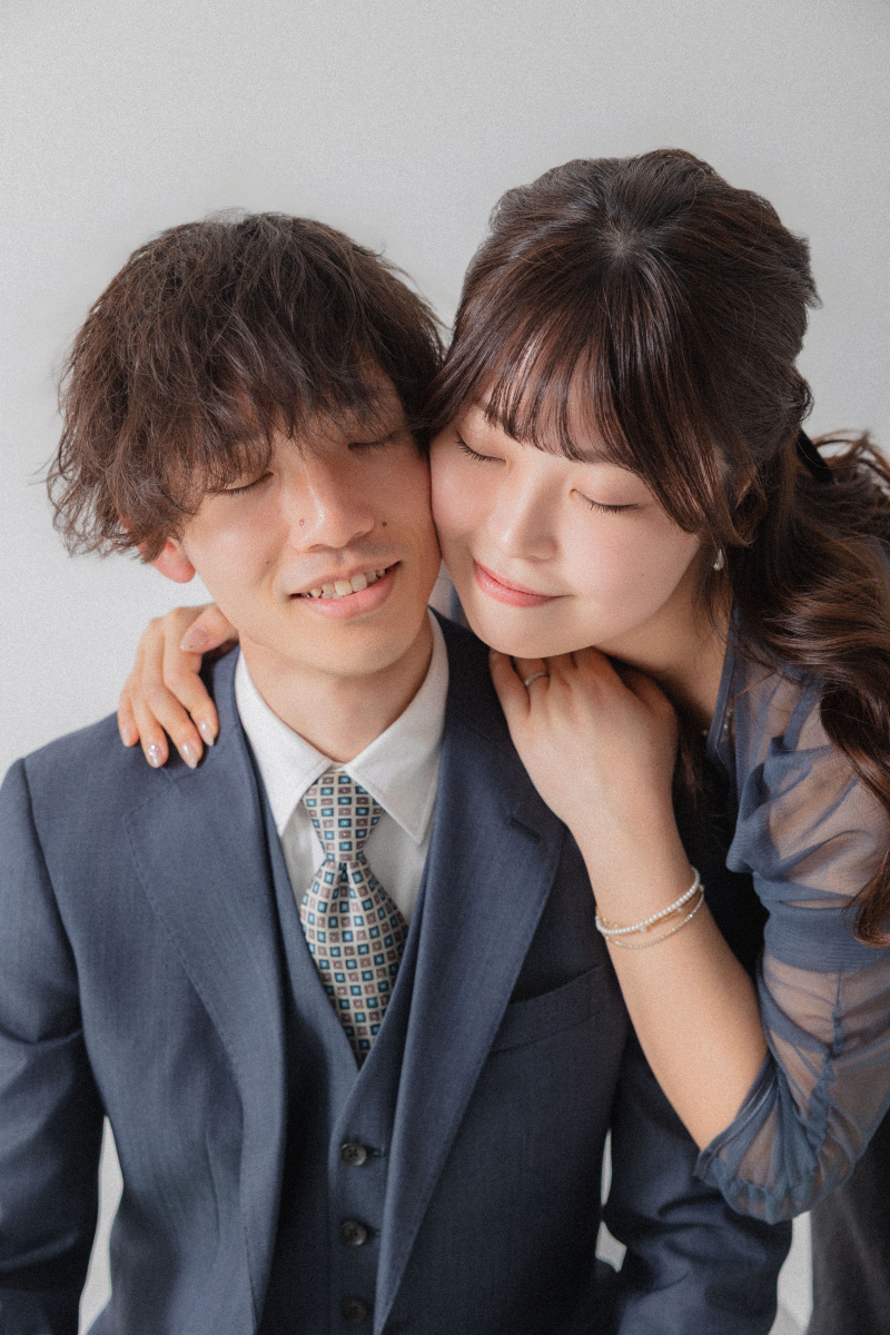 お顔近づけて