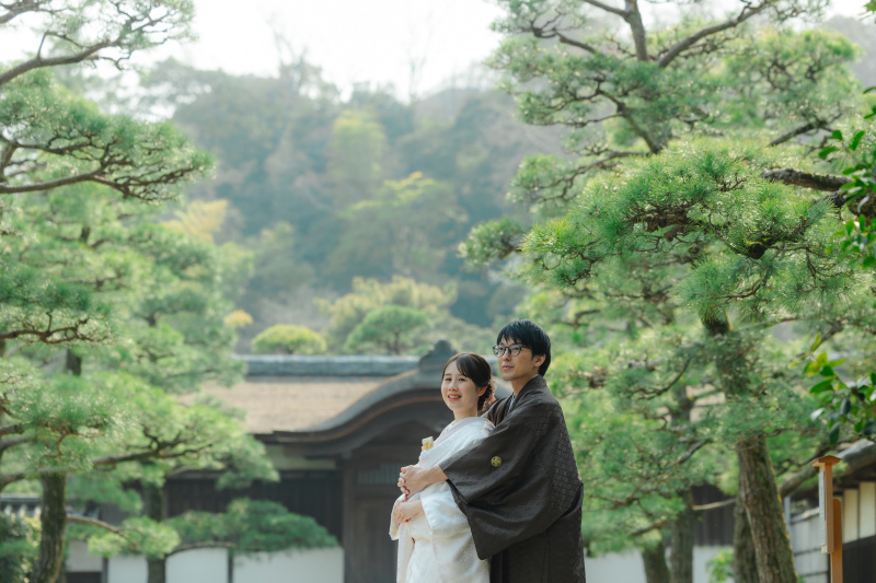 三溪園の撮影開始