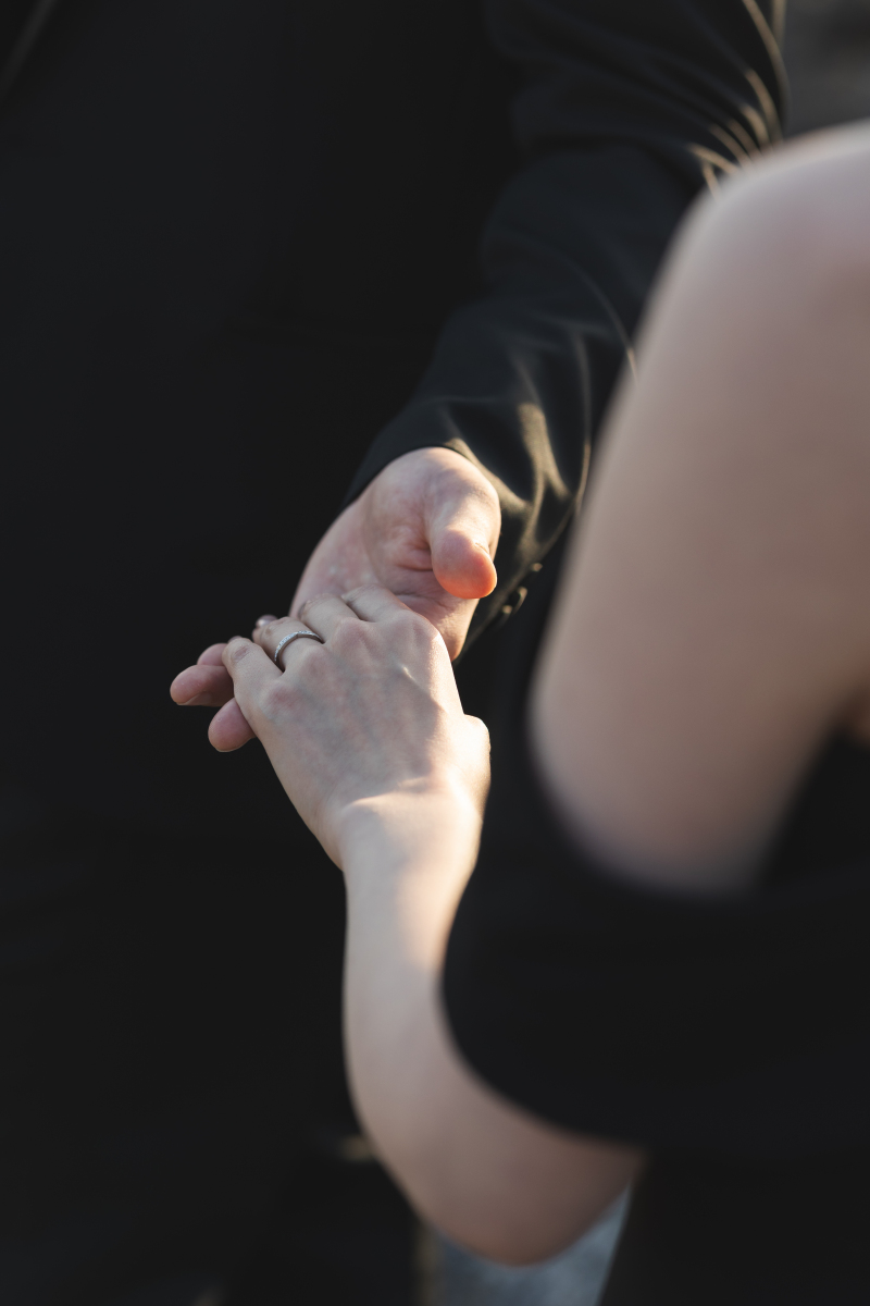 手元のシーンも