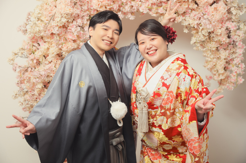 色打掛で彩る、心温まる前撮りの一日