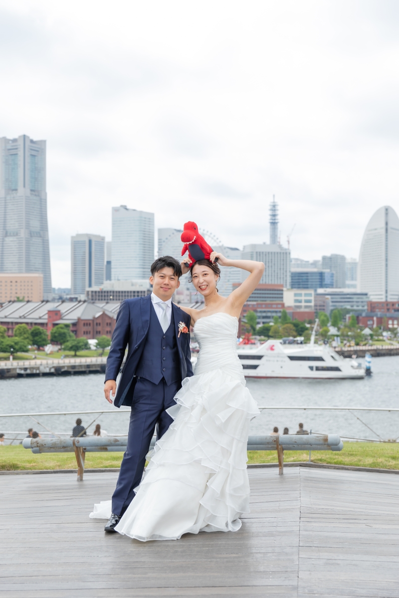 ぬいぐるみと一緒に