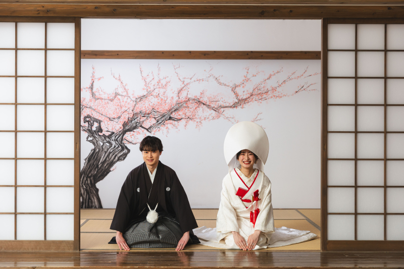 まずは和装から！