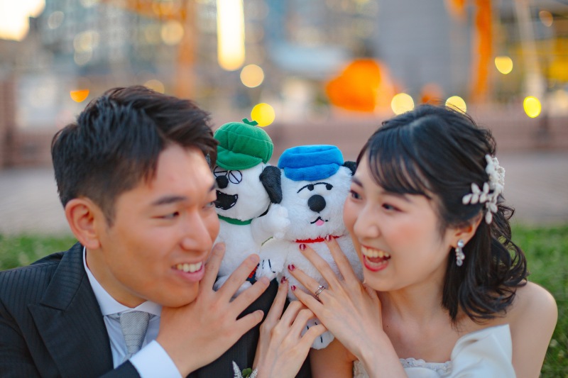 わんちゃんがお好きなおふたり！