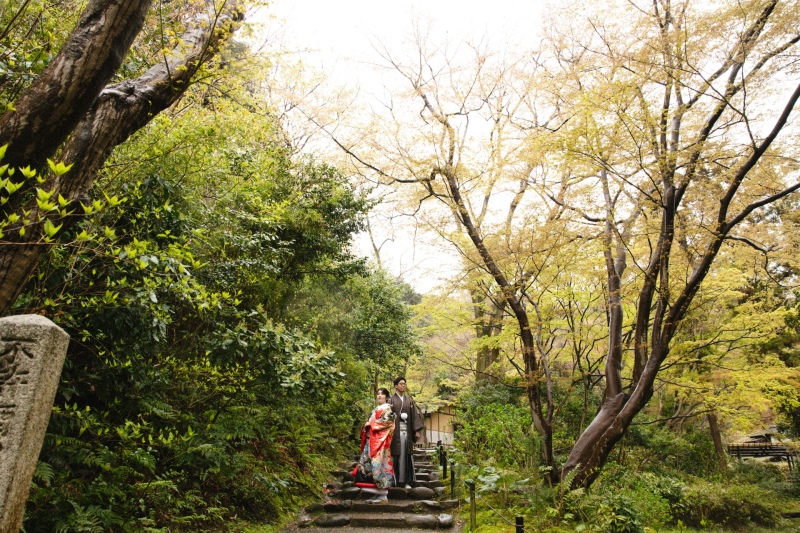 自然に囲まれて