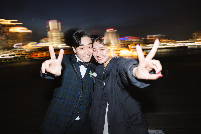 最後はピースで!