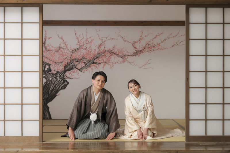 屋内庭園の締めはお辞儀ポーズ!