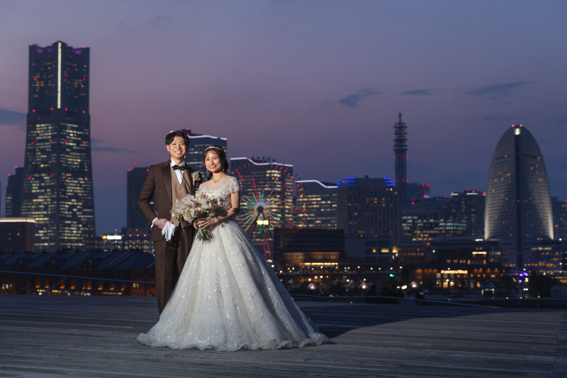 みなとみらいの景色で