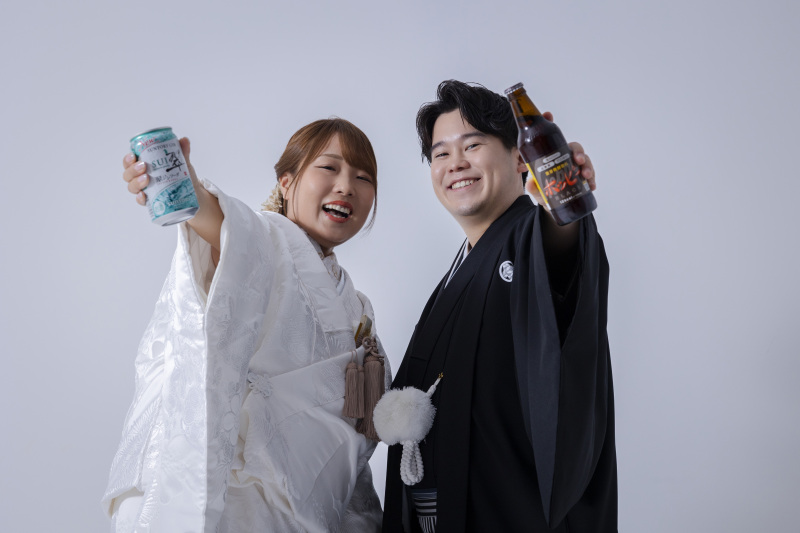 お二人でとっても楽しそうなお写真も