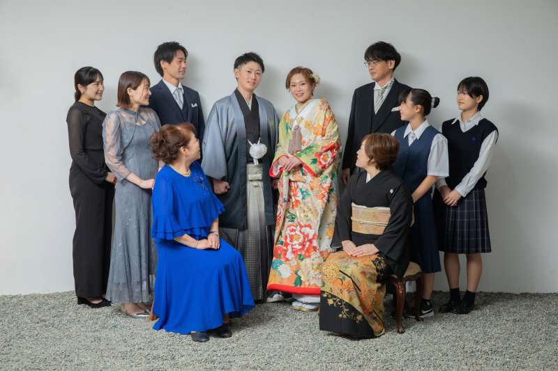 ご家族様とのお写真もたくさん残して