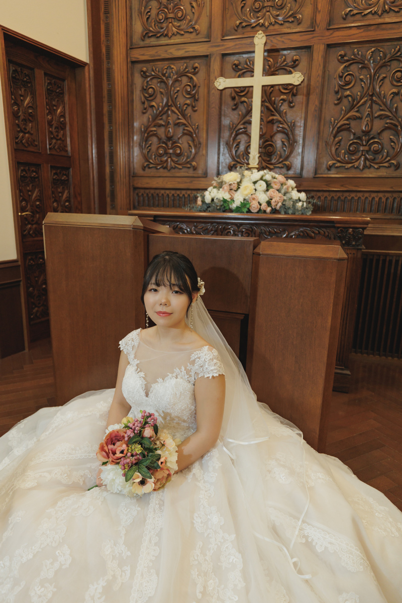 ちょこんと座ったカットも２